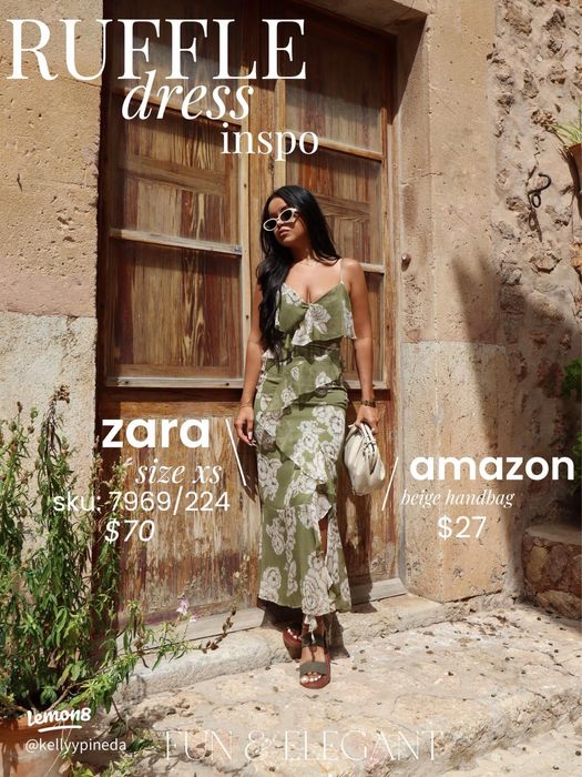 ZARA XS летний сарафан