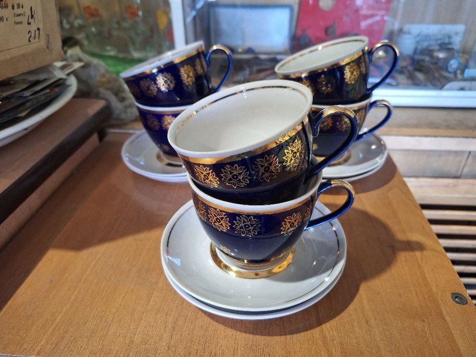 Чайные пары 6 штук.
