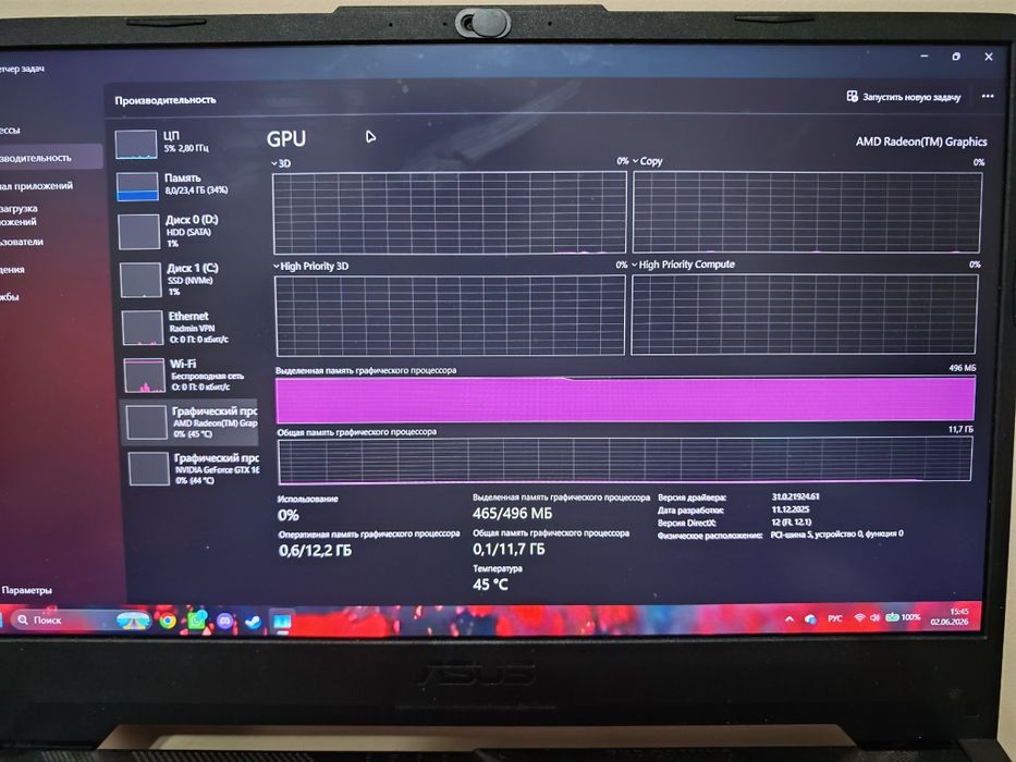 Asus Tuf Gaming A15