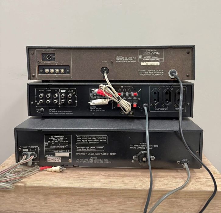 Ретро аудио система сет PIONEER - усилвател, дек и тунер