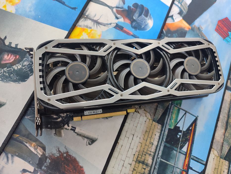 Видеокарта Palit gainword RTX3070 8gb ddr6 samsung 256bit, 2*8 pin