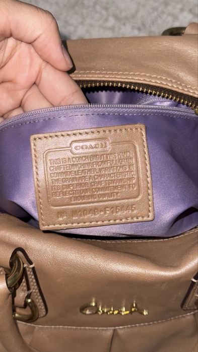 Сумка Coach оригинал, натуральная кожа