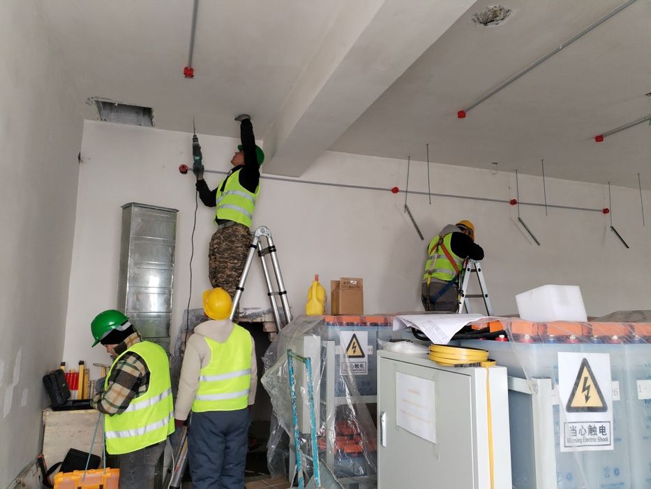 Ventilyatsiyani o'rnatish. Монтаж вентиляции