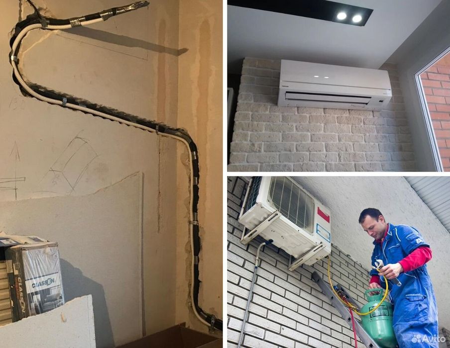 Установка кондиционера в Ташкенте ремонт монтаж