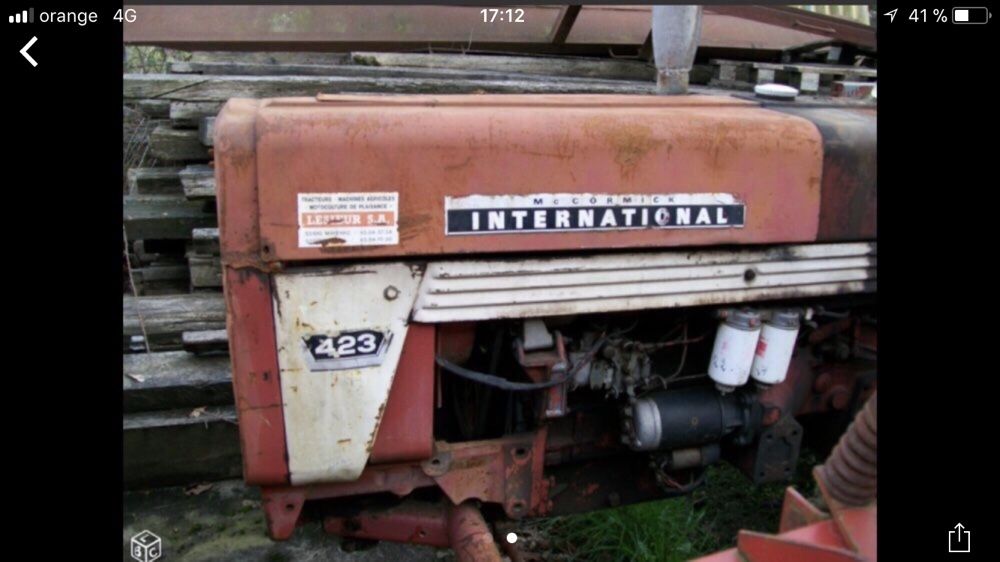 Dezmembrez tractor International 423 Ih