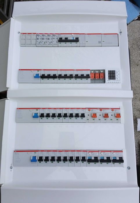 Tablouri electrice pe comanda ABB 72 mod,  RCCB, RCBO, AFDD AAR
