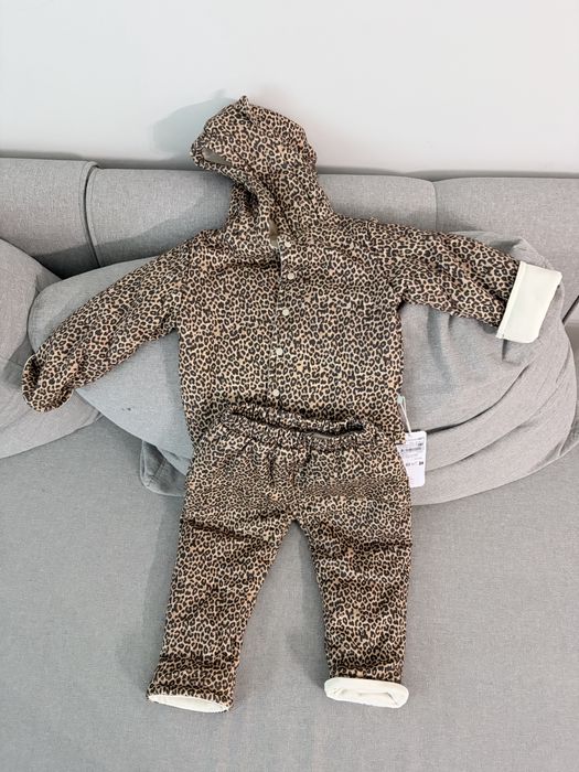 Леопардов бебешки комплект 12-18 месец