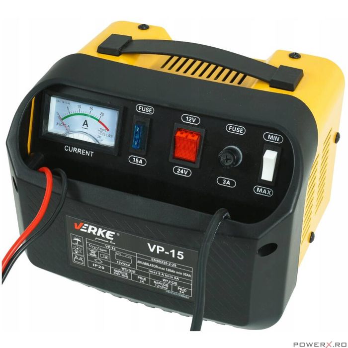 Redresor auto 4 amperi 12V / 24V, pentru baterii cu capacitate 20-140