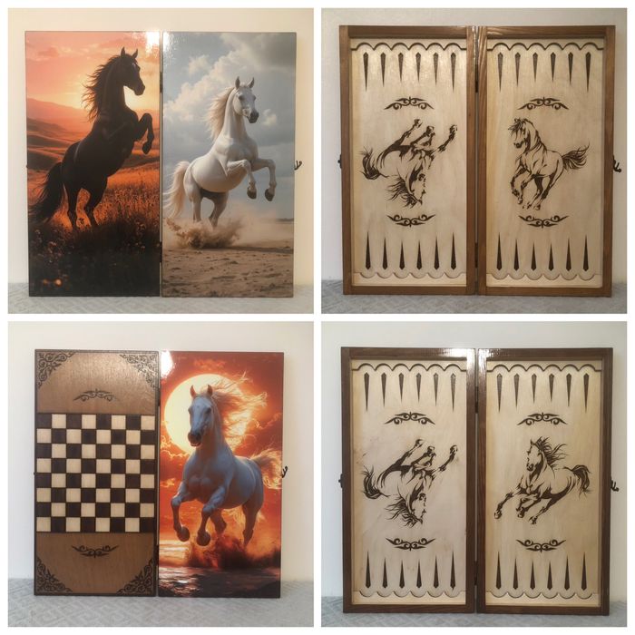 Нарды(выжегание ручная работа)