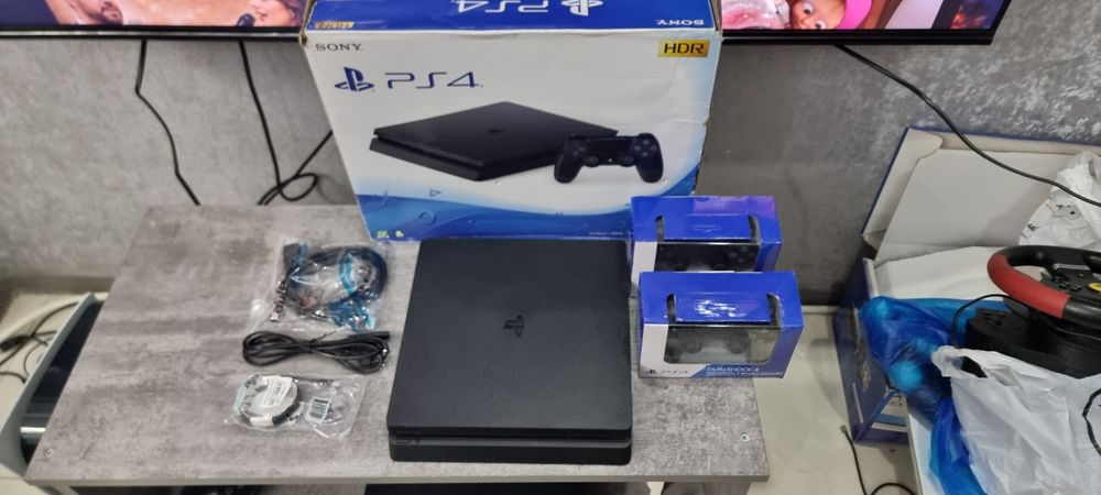 PlayStation 4 Slim Orginal (Джойстик 2та ) каропка документлари бор