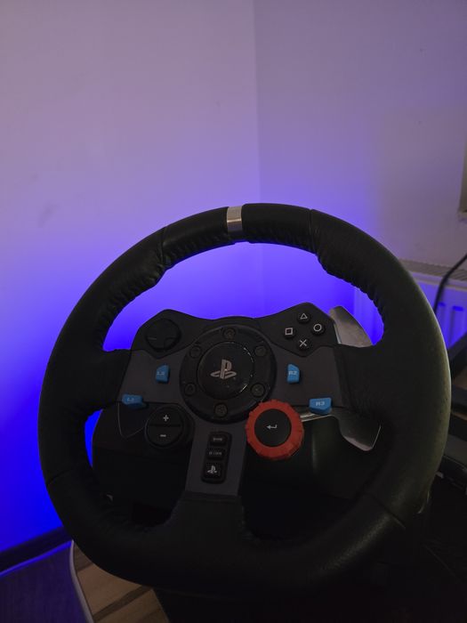 Volan logitech+pedale+schimbator