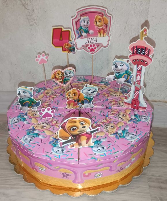 Картонени/хартиени торти Handmade with love