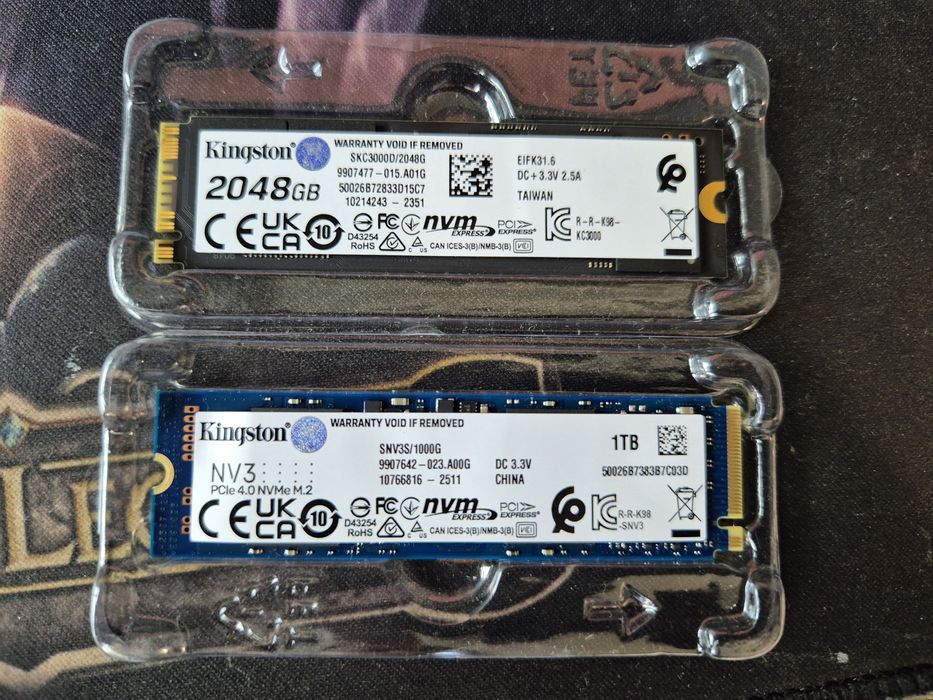 SSD 2TB 1TB NVMe Kingston
