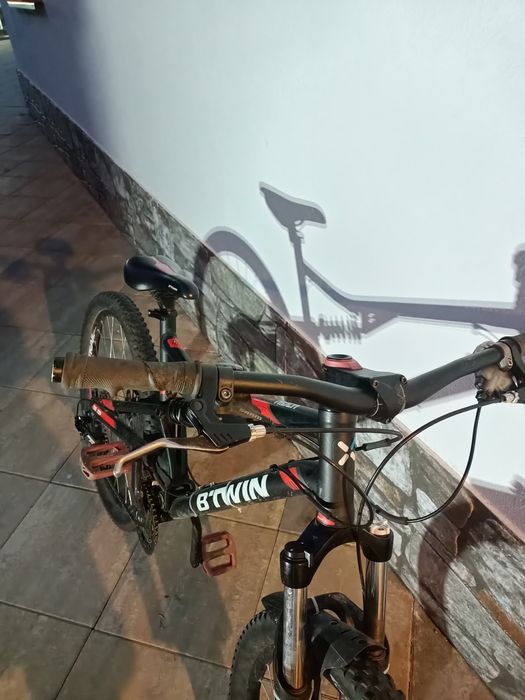 Bicicletă full suspension B'TWIN