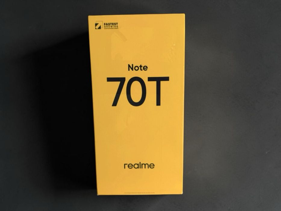 НОВ! Realme Note 70T 64GB 4RAM Black Гаранция!