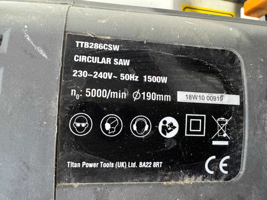 Ръчен циркуляр - Titan 1500 W / 190mm
