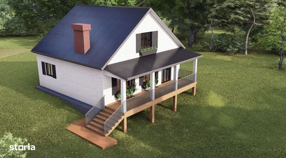 Teren intravilan 2440mp cu autorizație de construire și proiect !