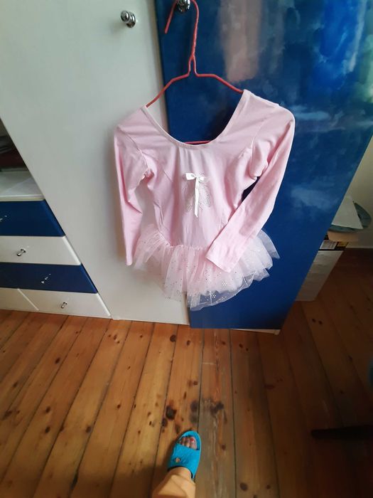 Трико с пачка, розово,,XL, 20лв, 7-8  год дете