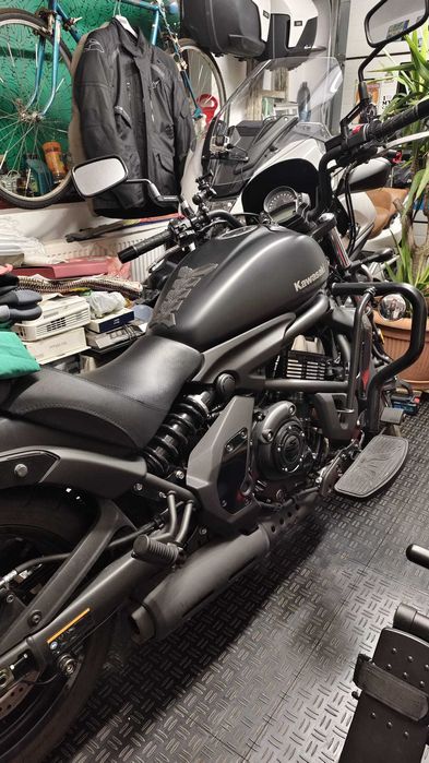 Vulcan S 650 ABS hibernează in garaj încălzit