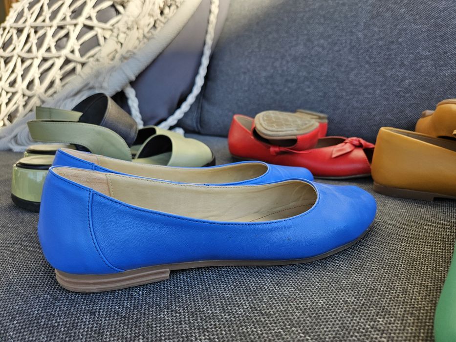 Balerini, 4 modele din piele, numarul 38