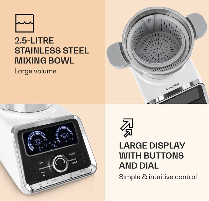 Robot de bucătărie multifuncțional KLARSTEIN