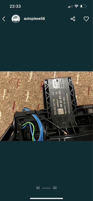 Maneta stergatoare semnalizare banda volan Audi Q3 3F 2019 dezmembrari