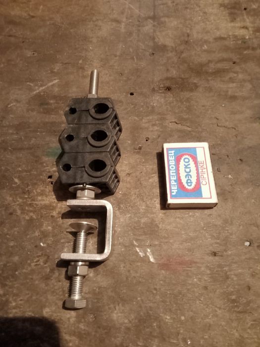 Продам зажим фидерный для кабеля новый