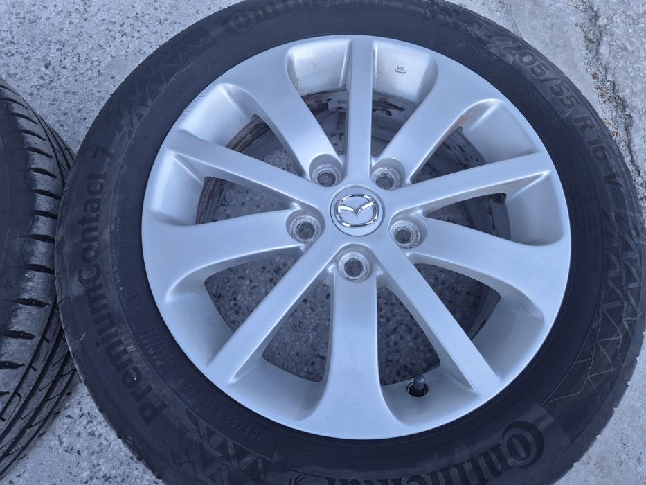 5х114.3/16 с гуми Мазда Рено Дачия 5x114,3/16 Mazda Kia Toyota  Honda