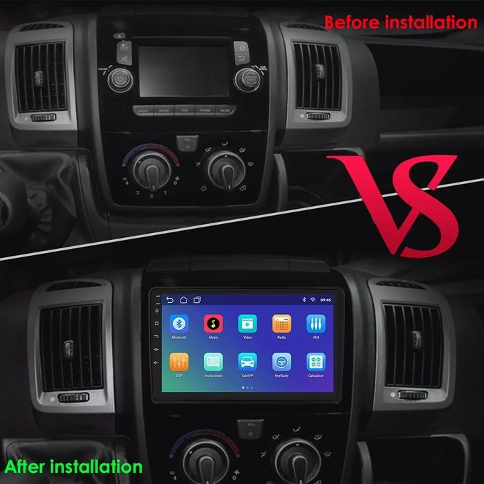 Navigatie Android Fiat Ducato 3  2006-2022, Jumper, Boxer.