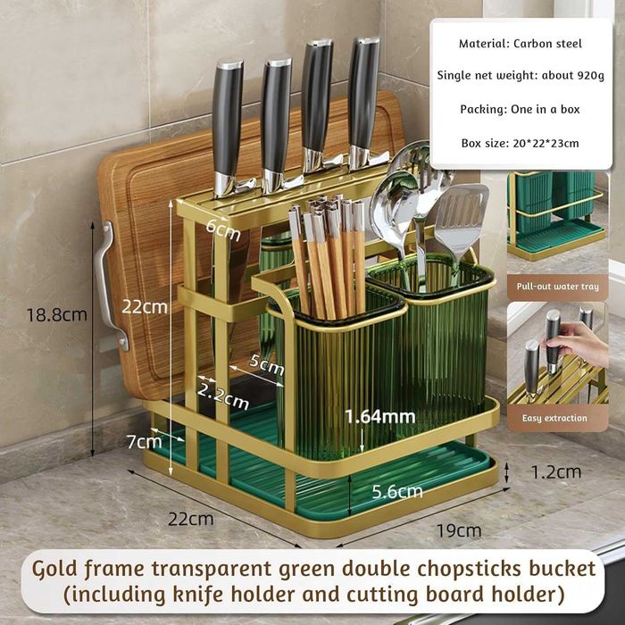 Держатель для ножей, блок для ножей, органайзер для разделочных досок