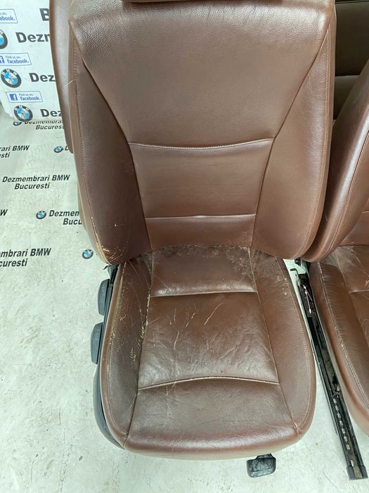 Scaune interior piele maro coniac BMW E90 EUROPA