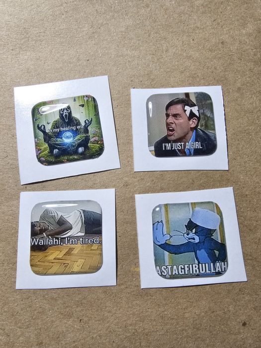 Стикеры 3D на телефон