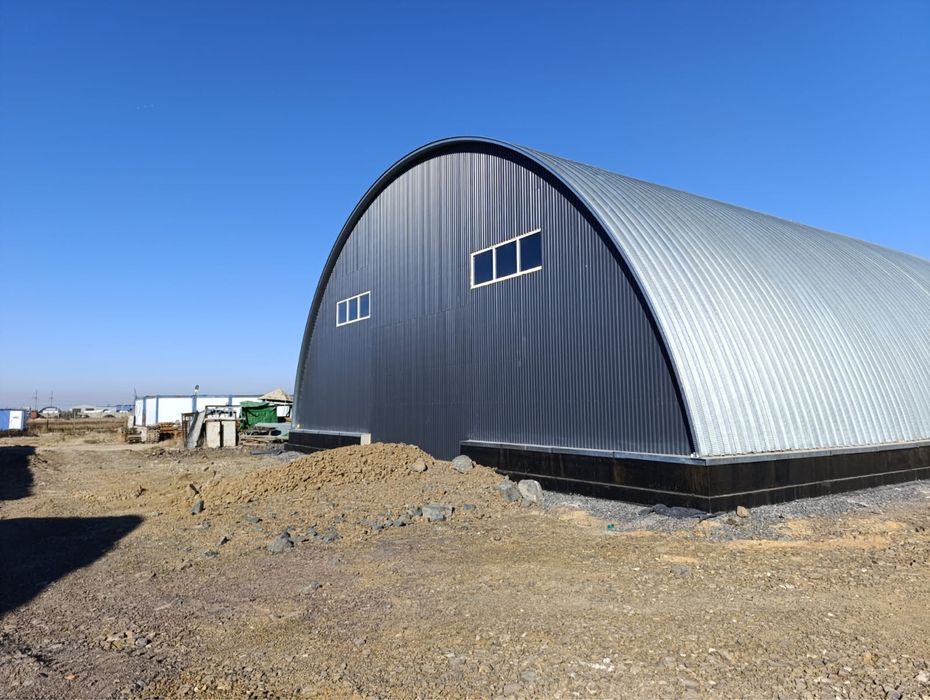 Бескаркасные ангары под ключ