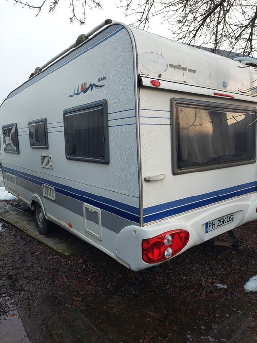 Rulota Hobby de Luxe an 2006,InmatriculataRo,Pat francez, Cort ,Boiler