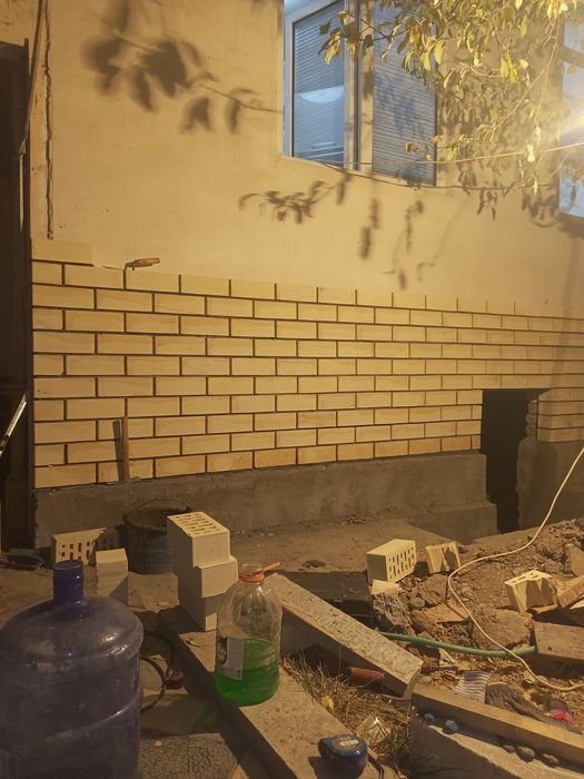 КладкаБалконаГиштКирпичБлокФасадПодрашивкаОблицовчныйСтяшкаДемантажУст