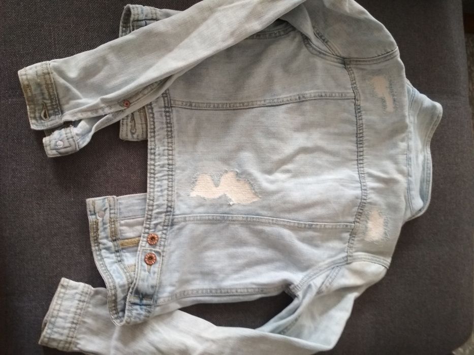 Дамско дънково яке, размер 38