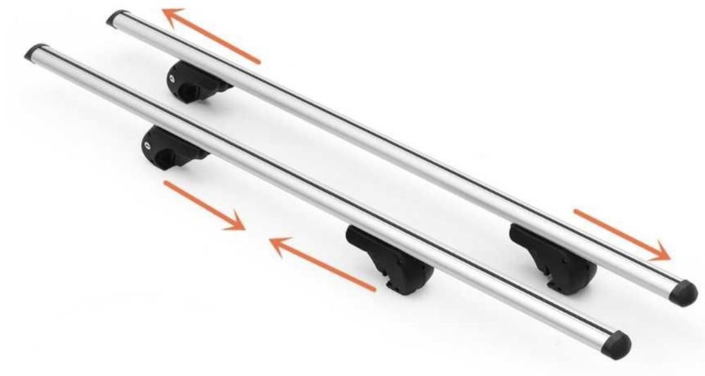 Напречни греди, багажник 135 см.Заключване на четирите апарата !!!