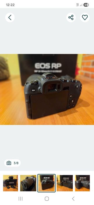 Vand camera foto mirrorless Canon RP, ca nou