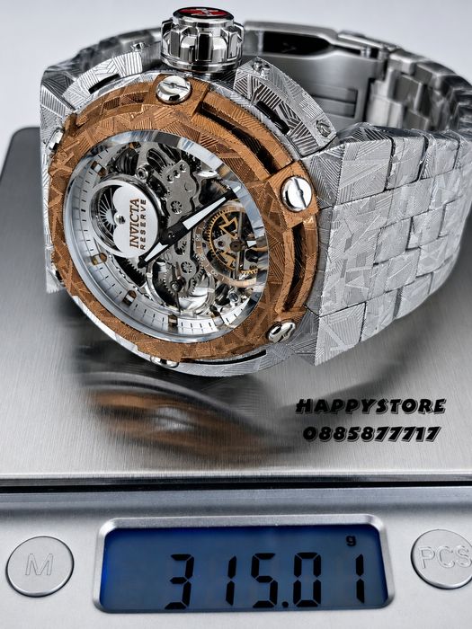 INVICTA Stealth Skeleton automatic 50 mm, Инвикта нов мъжки часовник