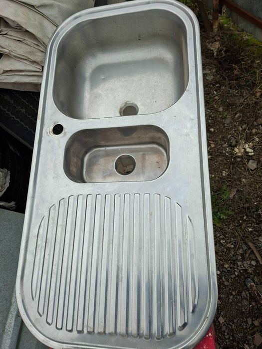 Двойна мивка алпака 50/100