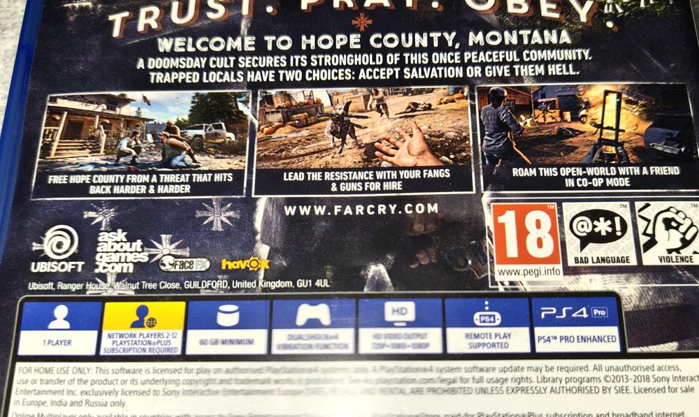 Far Cry 5 Playstation 5 PS5
