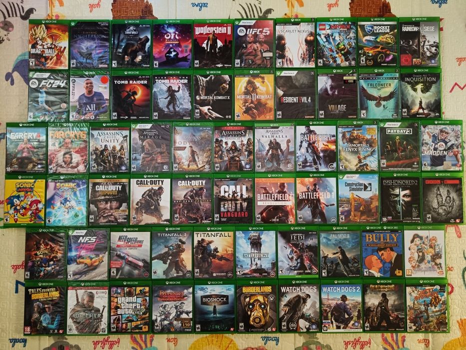 Xbox one и series x игры на дисках