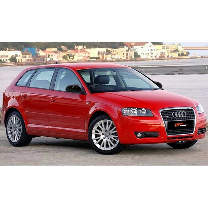 Капаци за огледала AUDI A3 8P - 5 врати 2008 -2012 - черен пиано лак