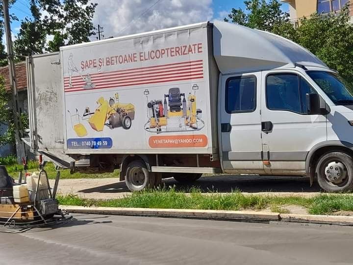 Sapa mecanizata pardoseala beton elicopterizat