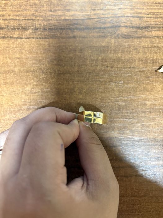 Золотая печатка 750 пробы