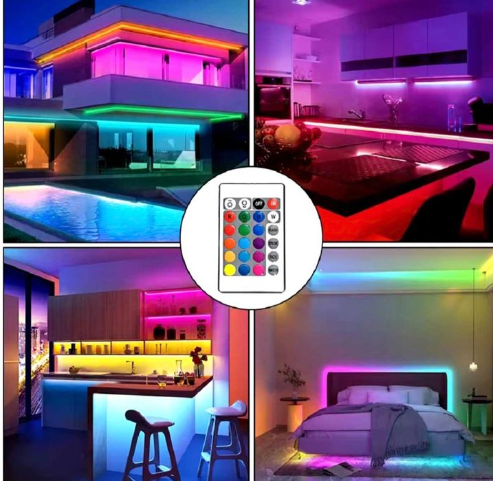 Лед лента с мнгоо цветове 5 м.