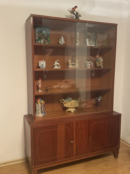vitrina din sticla si pal