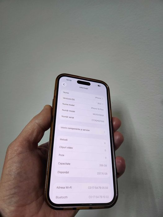 Iphone 15 plus, 256 gb, neverlock, Garantie..