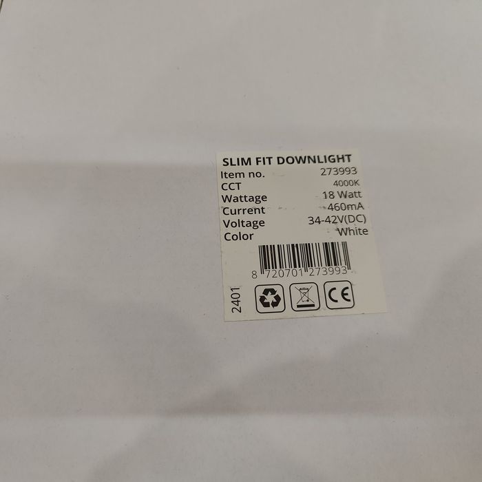 Aplica LED Slim 24 cm, 4000 k. Noi