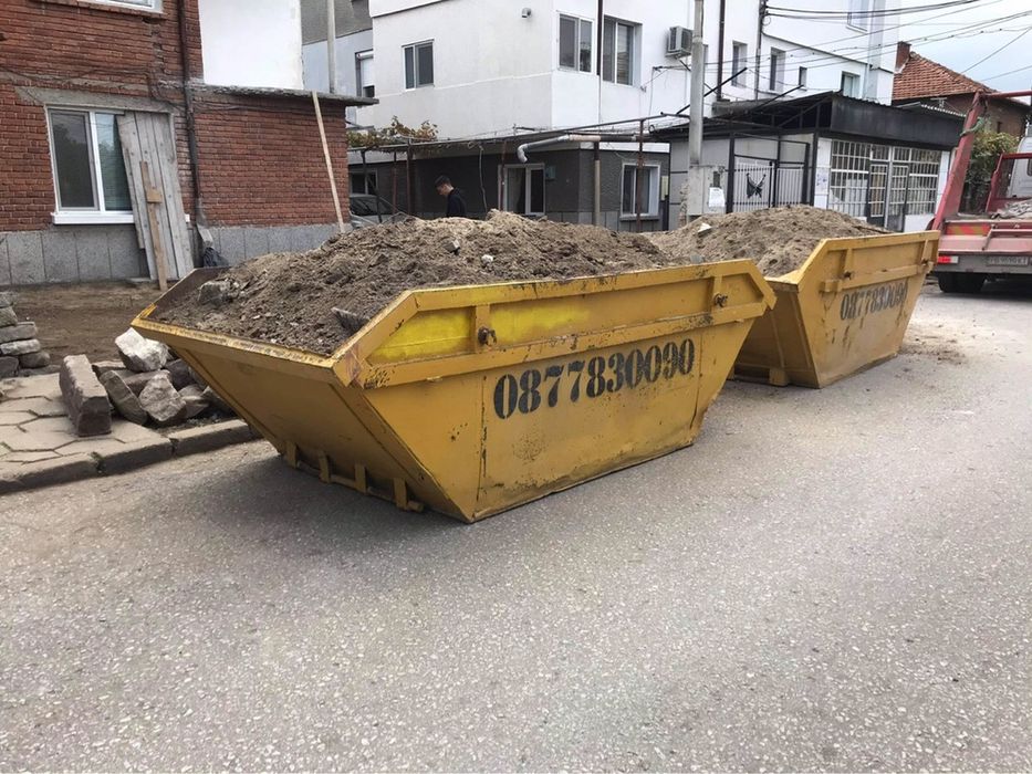 Контейнери за строителни и битови отпадъци!